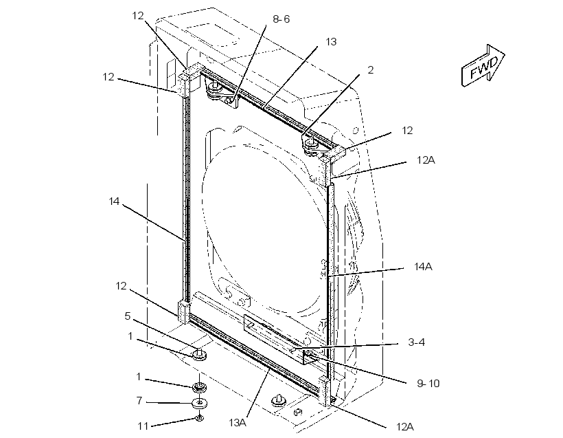 BAFFLE GP-RADIATOR 3933402 CAT