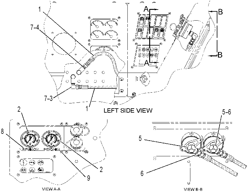 GAUGE & LINES GP-BRAKE PRESS 1604396 CAT