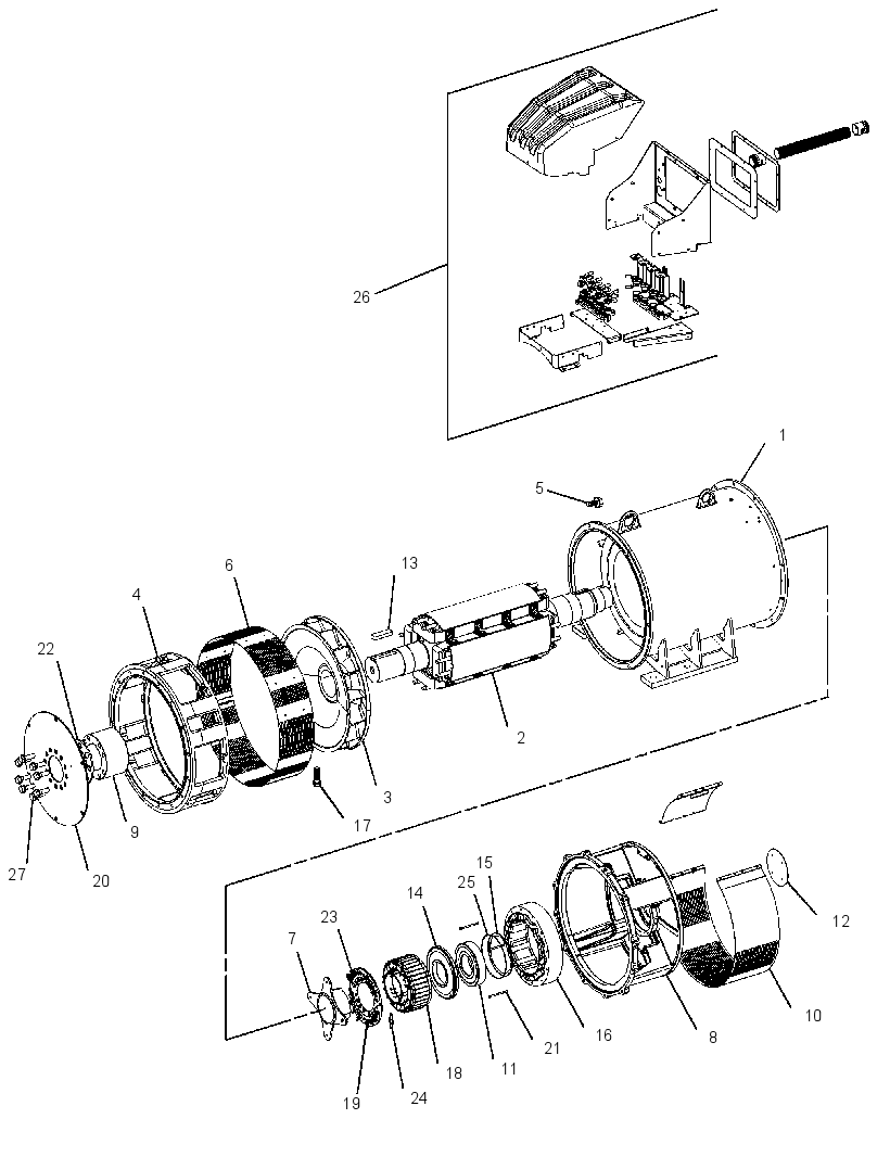 Генератор 3899356 CAT