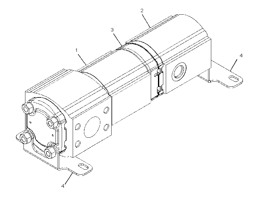 PUMP & MOTOR GP-REAR AXLE LUBE 3807683 CAT