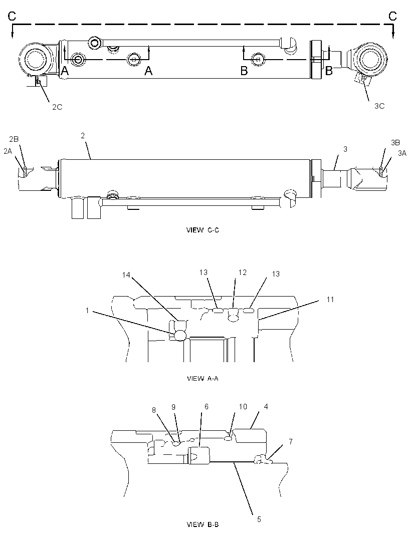 CYLINDER GP-BLADE 3891815 CAT