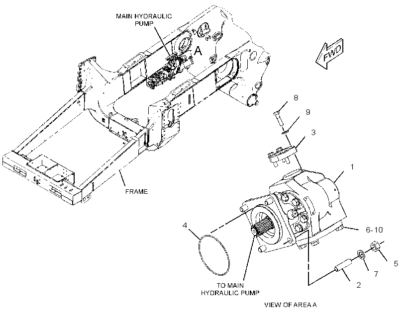 PUMP & MTG GP-GEAR 3098965 CAT