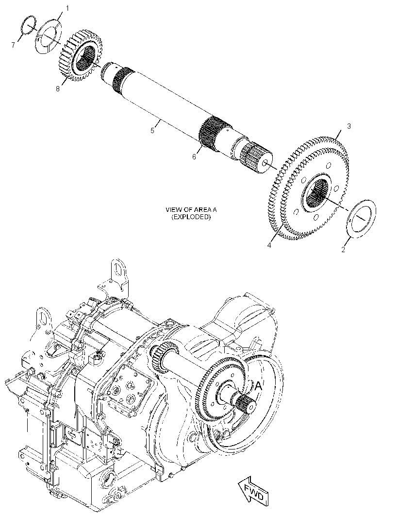 GEAR GP-INPUT TRANSFER 3479406 CAT