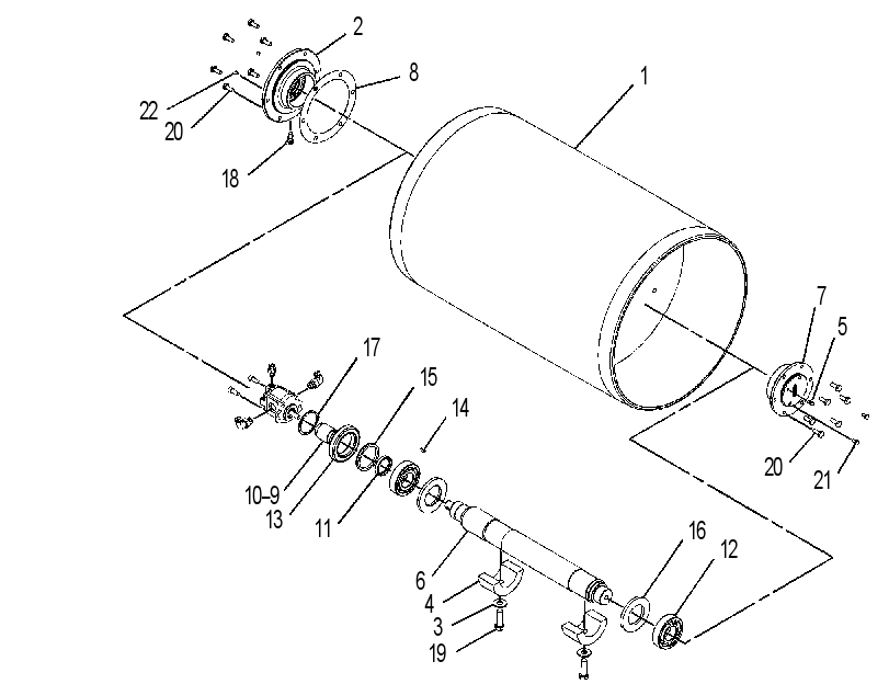 DRUM GP-DRIVE & VIBRATORY 3929205 CAT