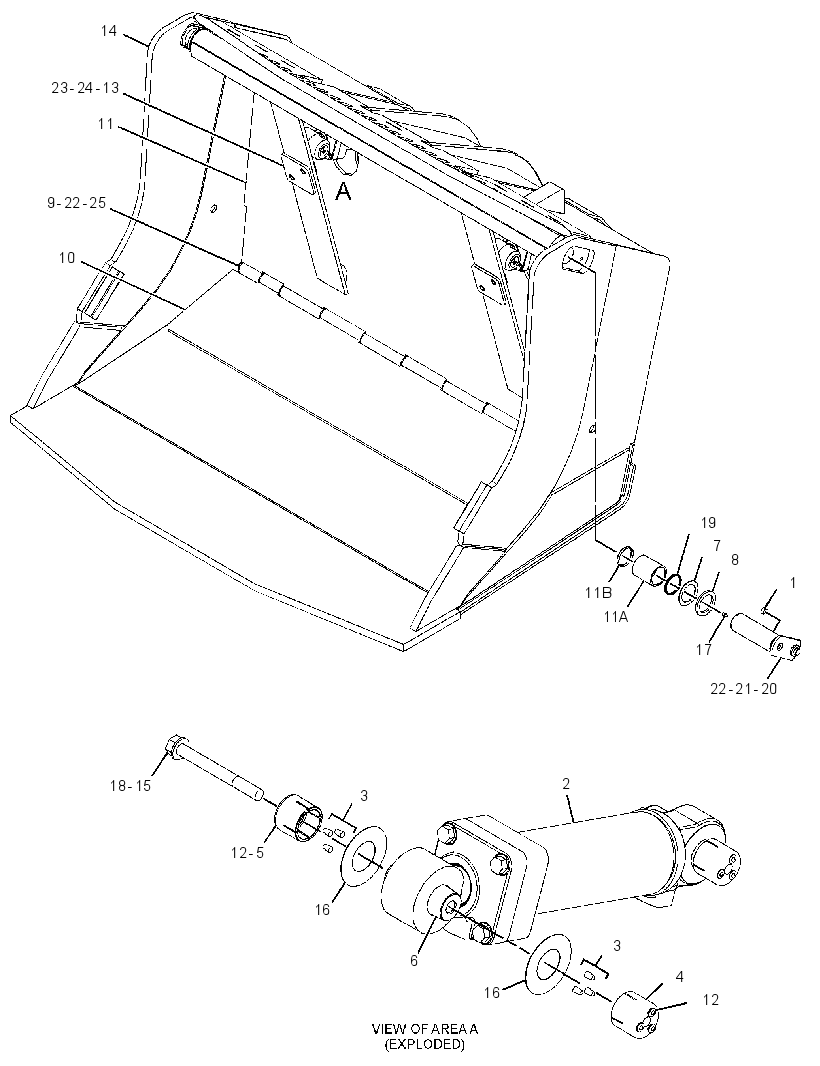 BUCKET GP-EJECTOR 2291676 CAT