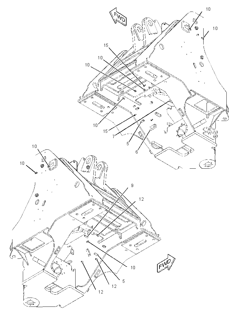FRAME AS-LOADER 3814508 CAT