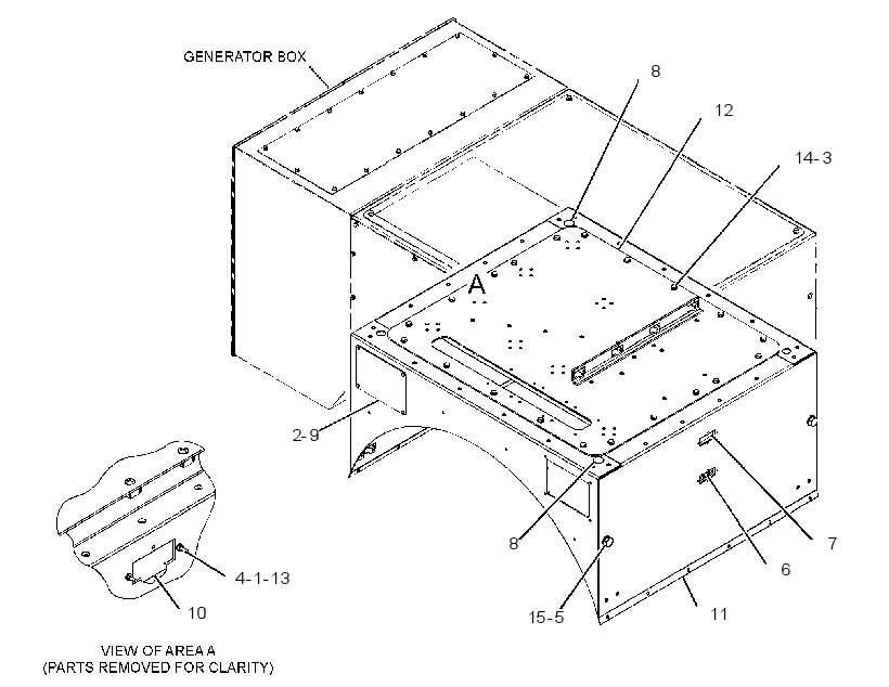 SUPPORT GP-GENERATOR BOX 3626025 CAT