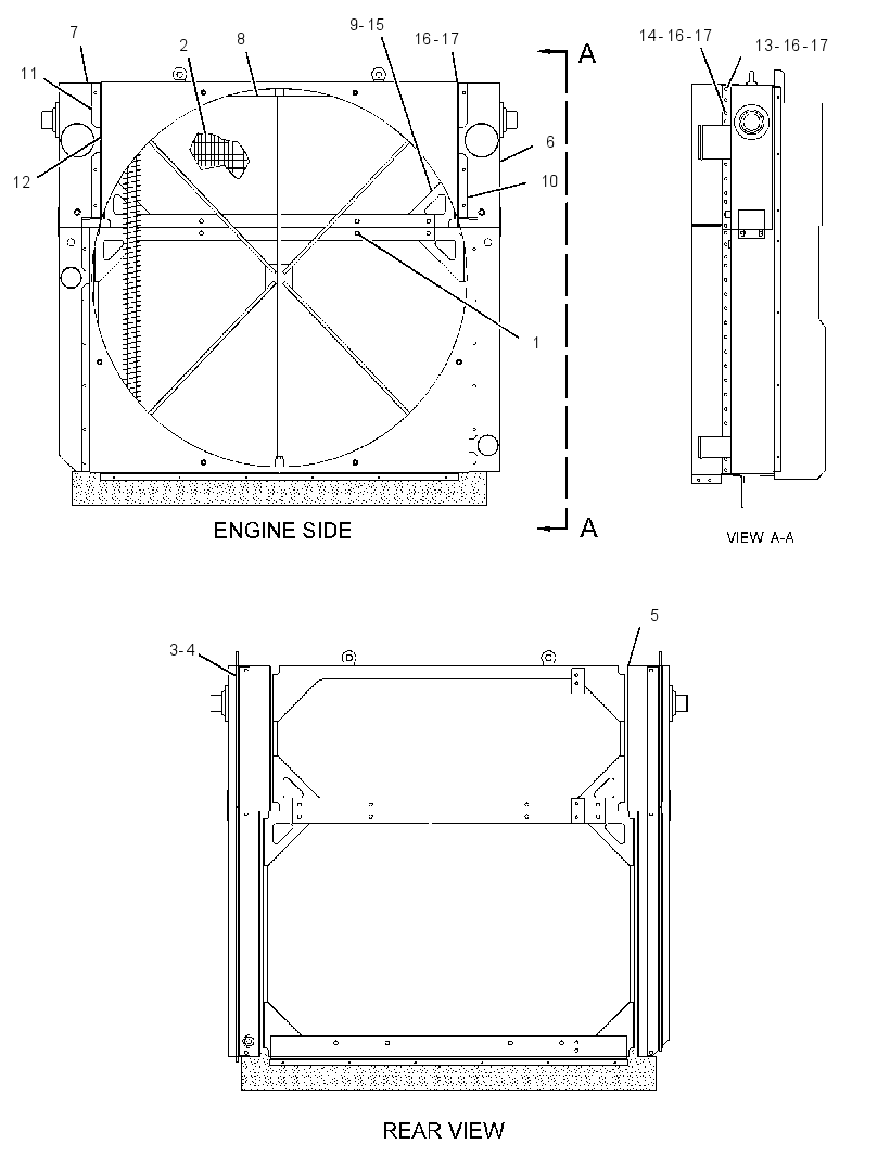 CORE AS-RADIATOR 2222620 CAT