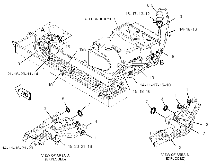 LINES GP-HEATER & AIR COND 3095462 CAT
