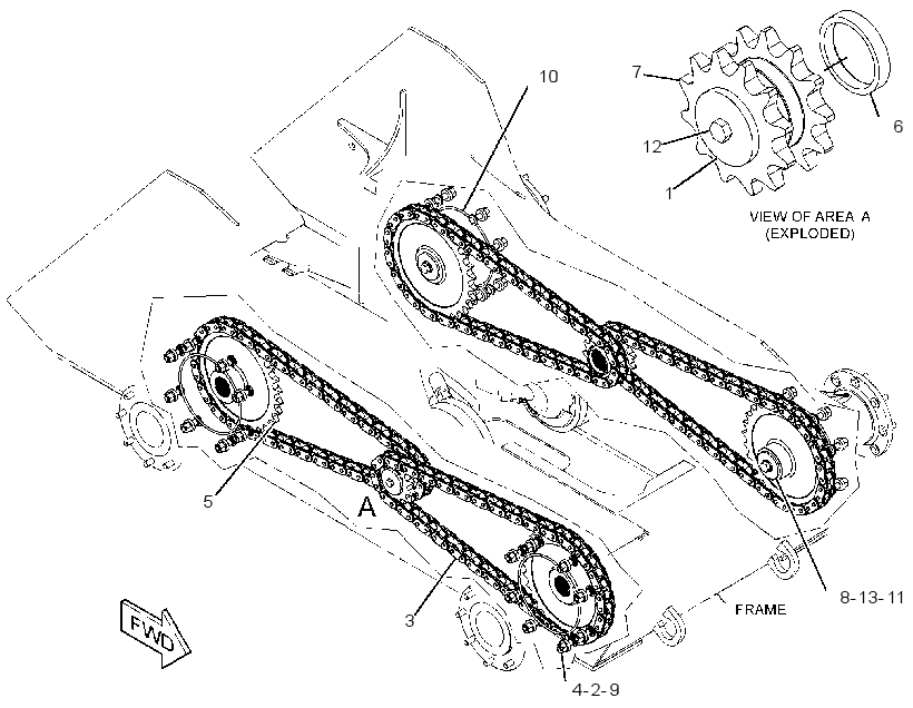 DRIVE GP-TANDEM 3898836 CAT