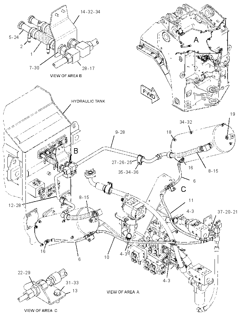LINES GP-EXPANSION TANK 3221760 CAT