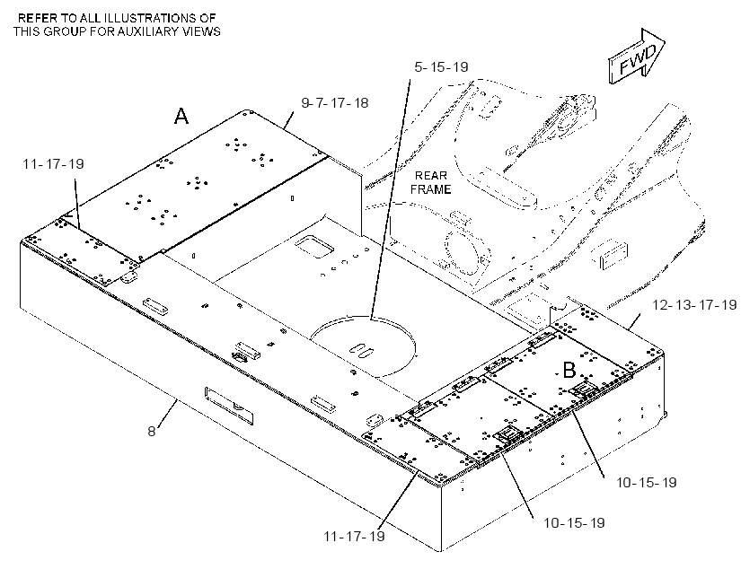 BUMPER GP-REAR 3533400 CAT