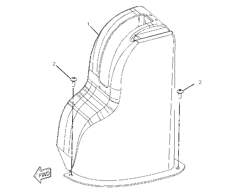 COVER GP-PARKING BRAKE 2872769 CAT