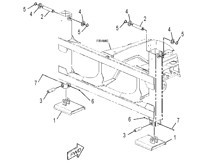 STABILIZER GP-BACKHOE 3245942 CAT
