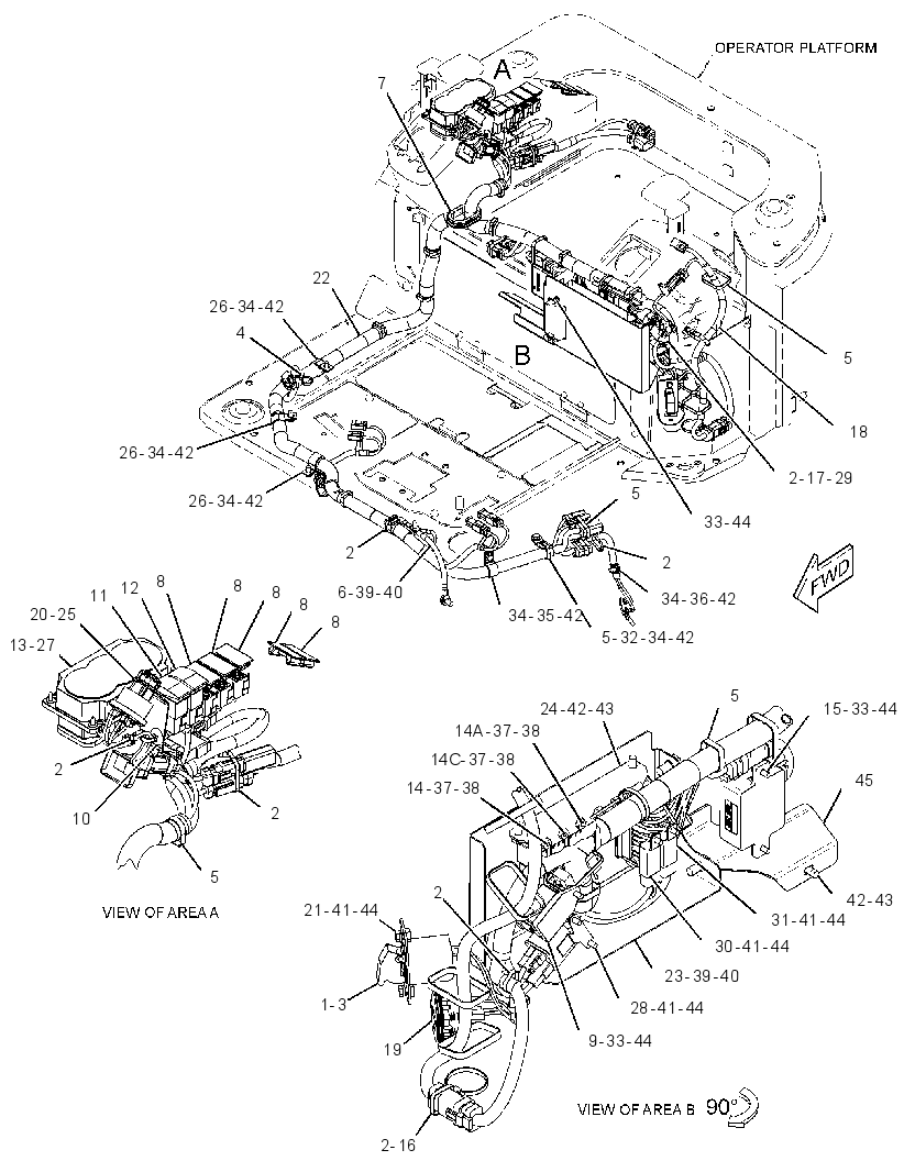 Проводка консоли 3520004 CAT