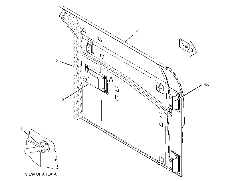 DOOR GP-RADIATOR 2896880 CAT