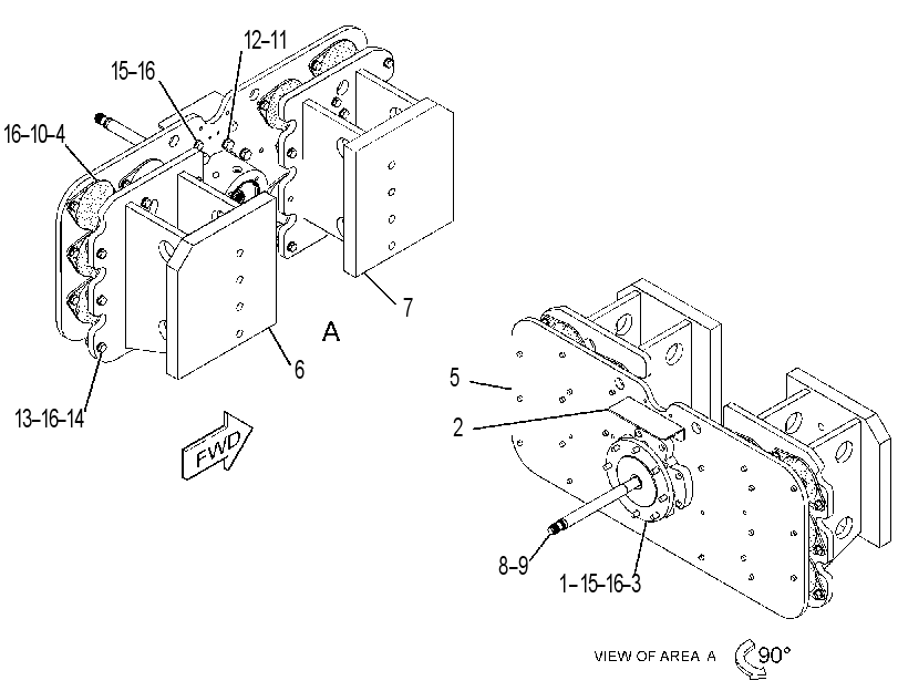 DRIVE GP-SUPPORT & VIBRATORY 3998153 CAT