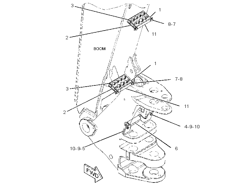 MOUNTING GP-LINES 3646998 CAT