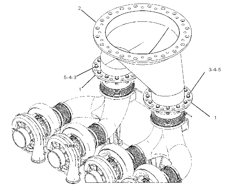 ADAPTER GP-EXHAUST 3534861 CAT