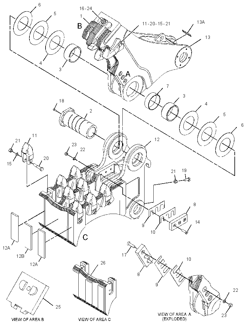 JAW GP-PULVERIZER 3250741 CAT