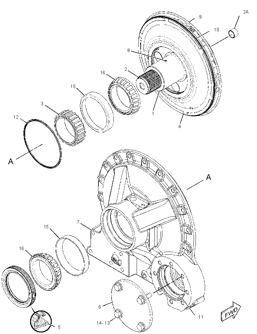 COVER GP-TRANSMISSION 2578663 CAT