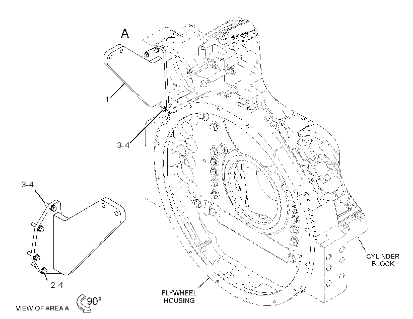 MOUNTING GP-TURBOCHARGER 4157964 CAT
