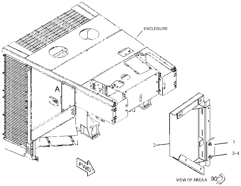 Панель боковая 3623401 CAT
