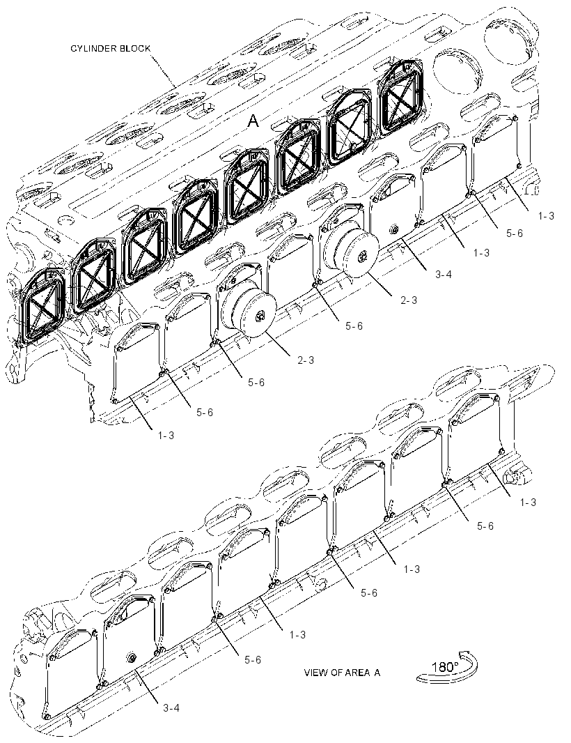 Крышка блока цилиндров 3895813 CAT