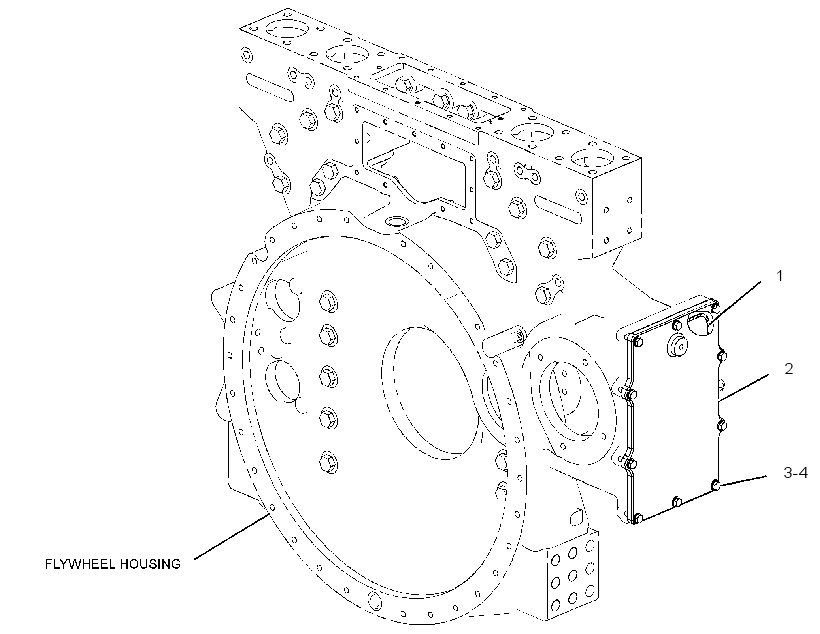 COVER GP-REAR HOUSING 3732120 CAT