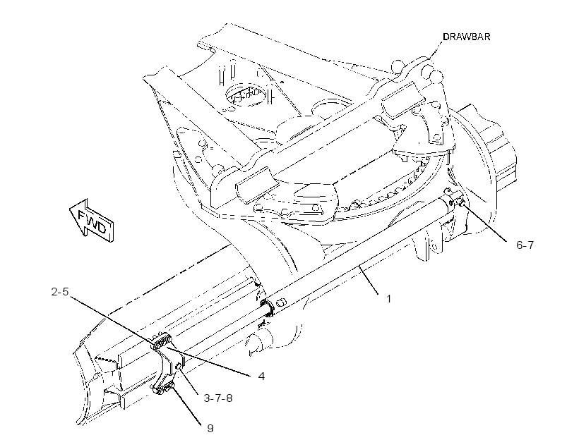 CYLINDER & MTG GP-SIDESHIFT 2576804 CAT