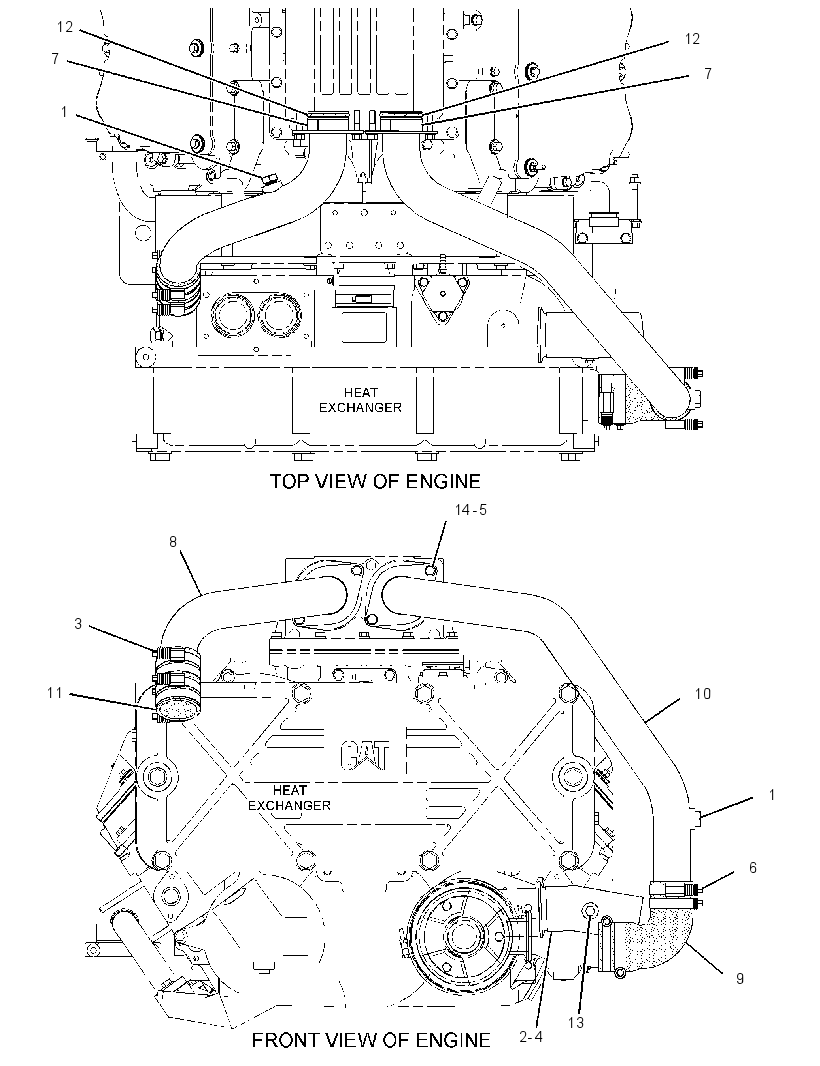LINES GP-AUXILIARY SEA WATER 2967618 CAT