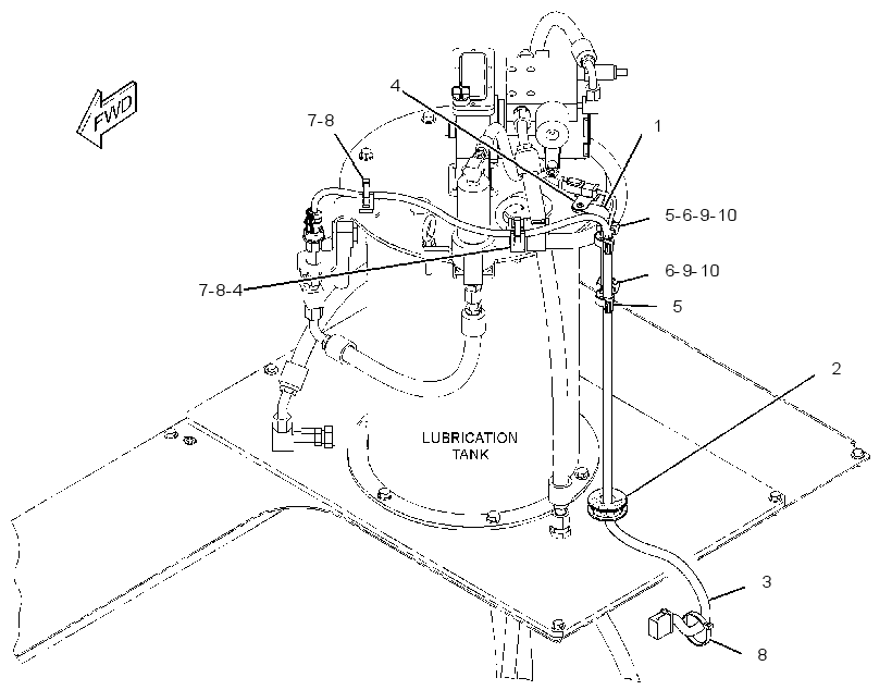 WIRING GP-AUTOLUBE CONTROL 3541415 CAT