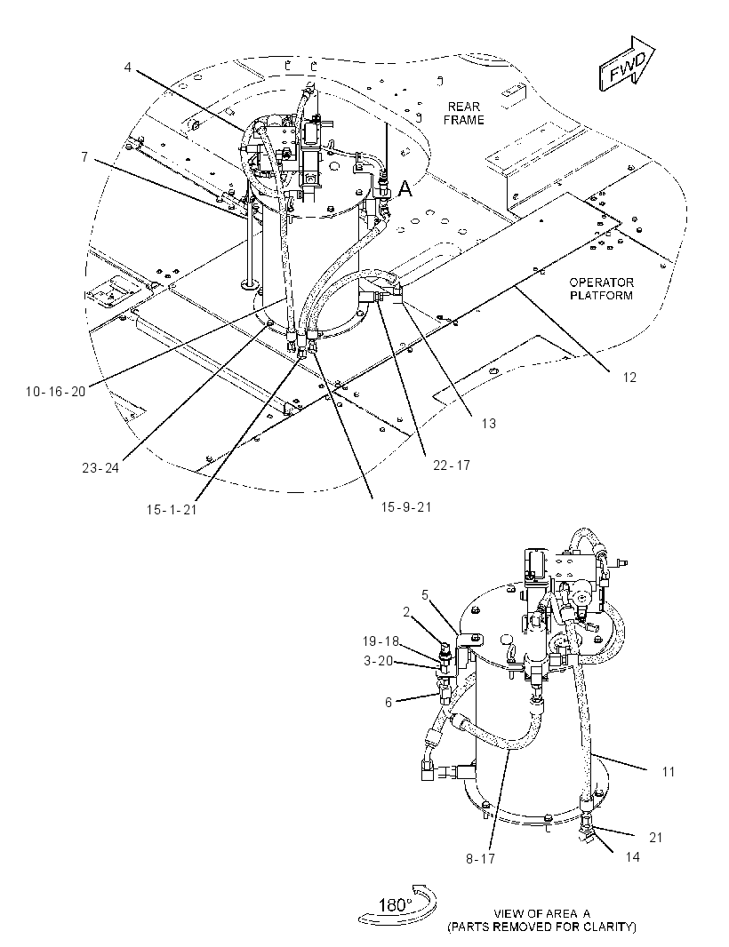 TANK GP-GREASE 3573702 CAT
