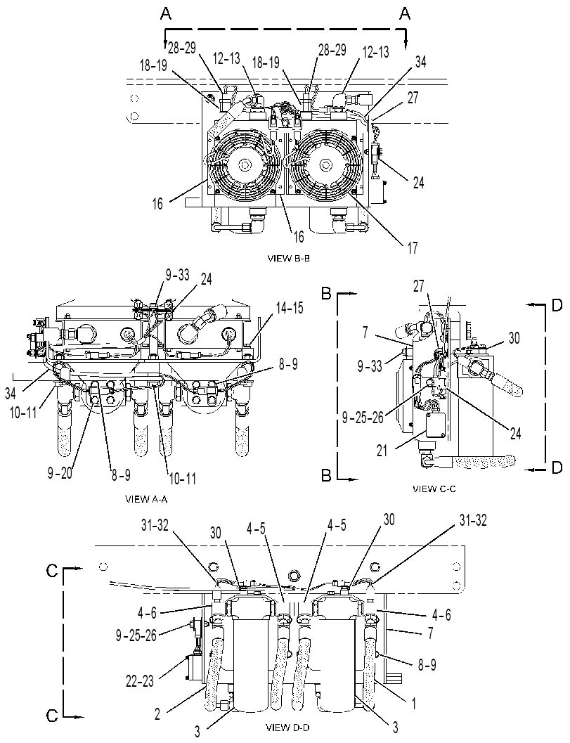 COOLER GP-AXLE OIL 2263272 CAT