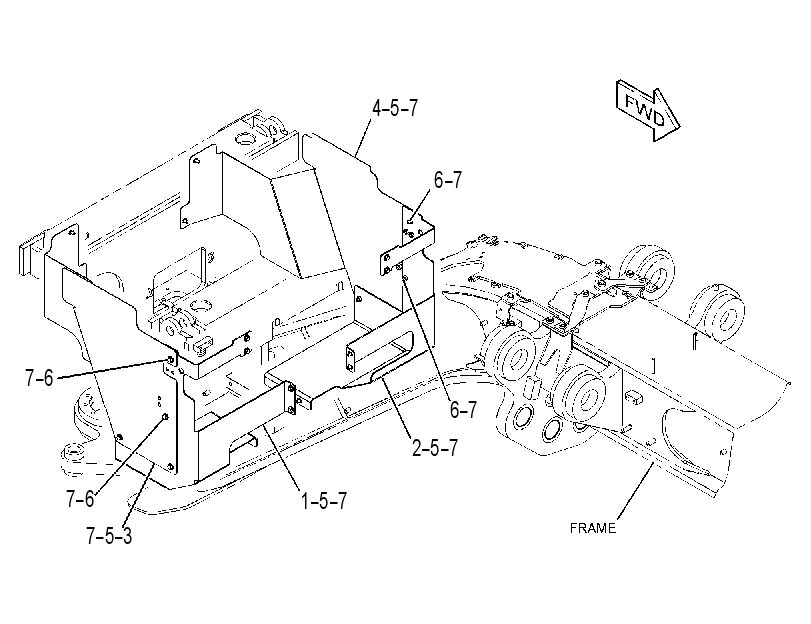 Крышка кабины 3851258 CAT