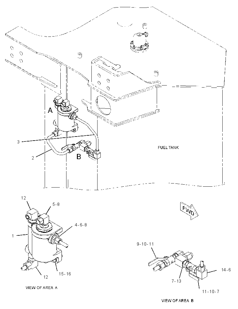 HEATER GP-FUEL 3659999 CAT