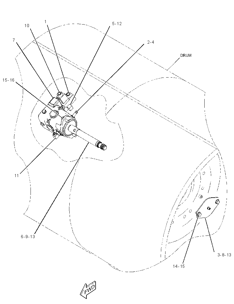 MOTOR & MTG GP-VIBRATORY 3513383 CAT