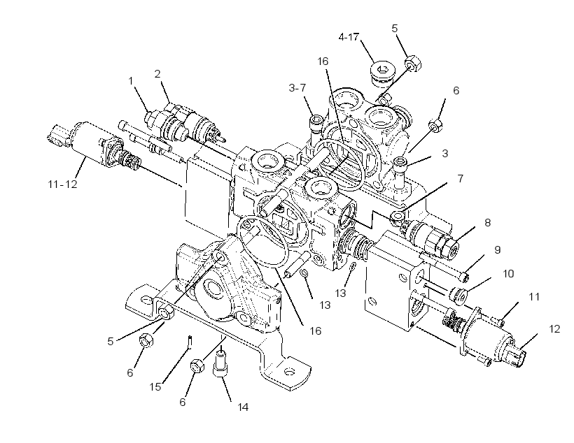 VALVE & MTG GP-BLADE 3601687 CAT