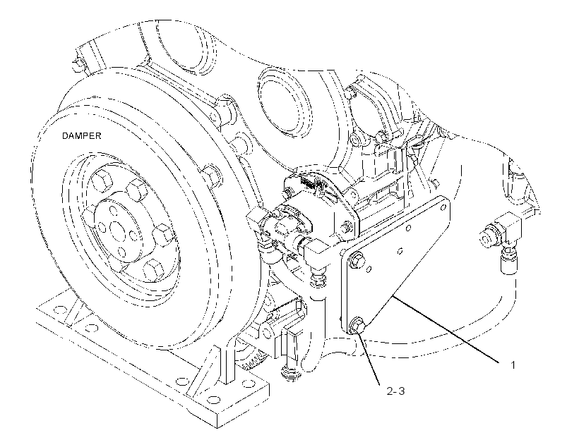 FASTENER GP-FUEL LINES 2659004 CAT