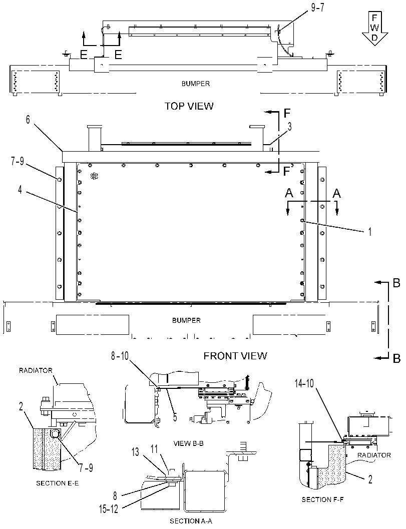 COWLING GP 3844662 CAT