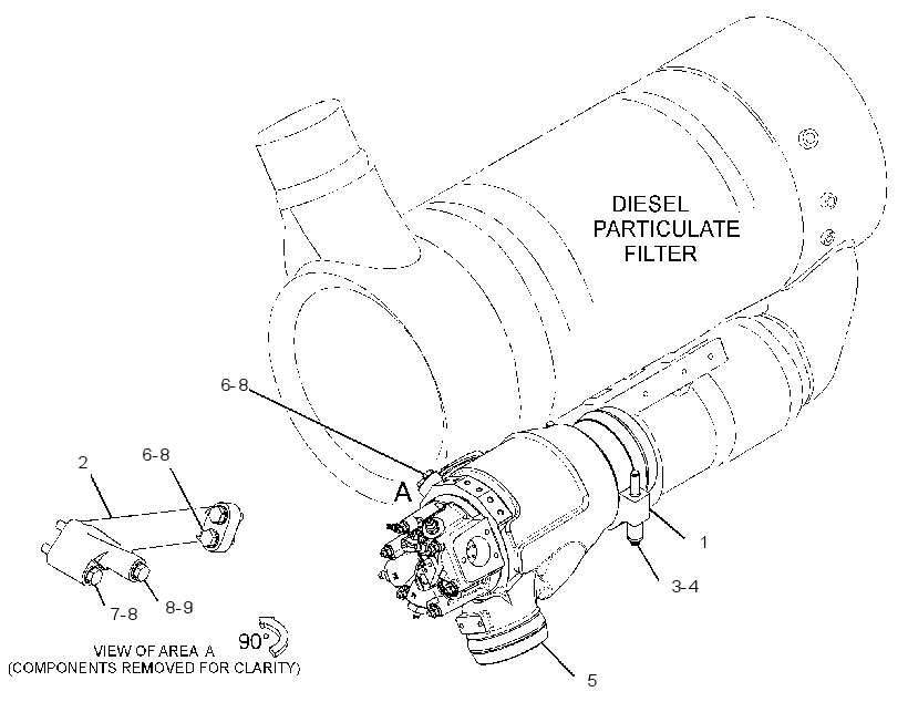 COMBUSTION & MTG GP-EXHAUST 3550900 CAT