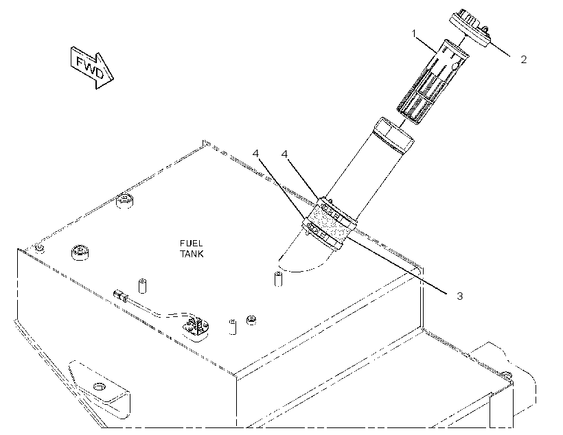 FILLER GP-FUEL 3896855 CAT
