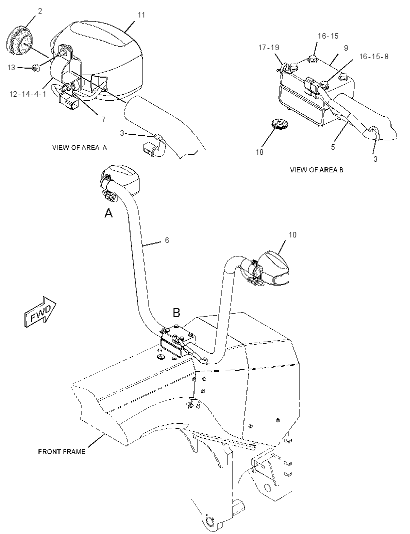 MOUNTING GP-LIGHTING 2334624 CAT