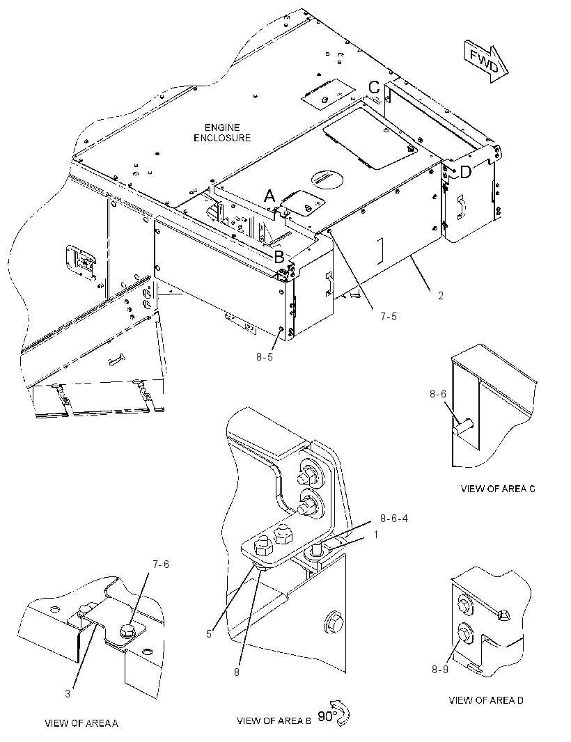 ENCLOSURE GP-HYDRAULIC TANK 3534338 CAT