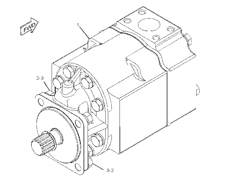 PUMP & MTG GP-GEAR 3525420 CAT