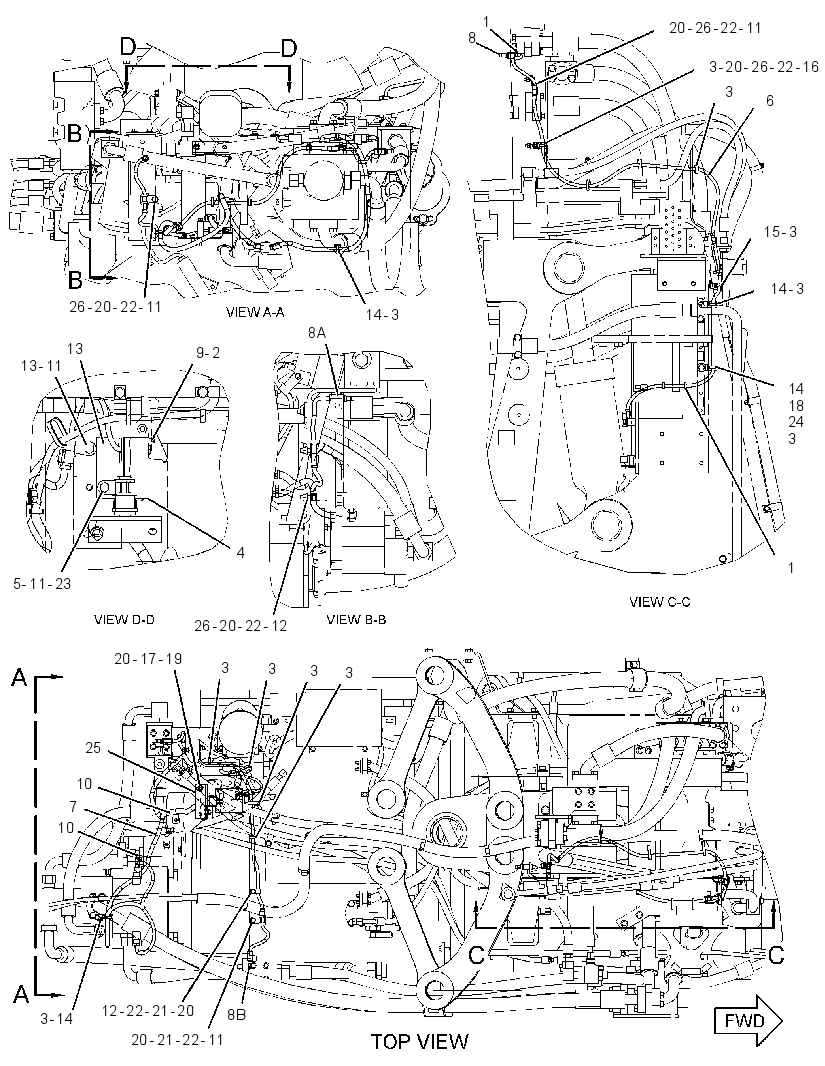 WIRING GP-AUGER 2008844 CAT