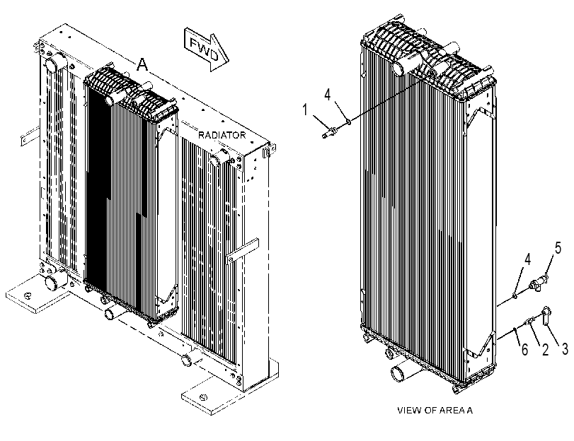 CORE AS-RADIATOR 3354191 CAT