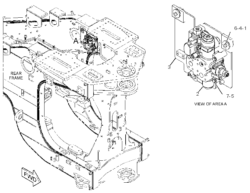 VALVE & MTG GP-STEERING 3642675 CAT