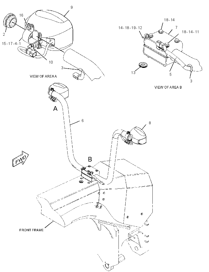 MOUNTING GP-LIGHTING 3089371 CAT