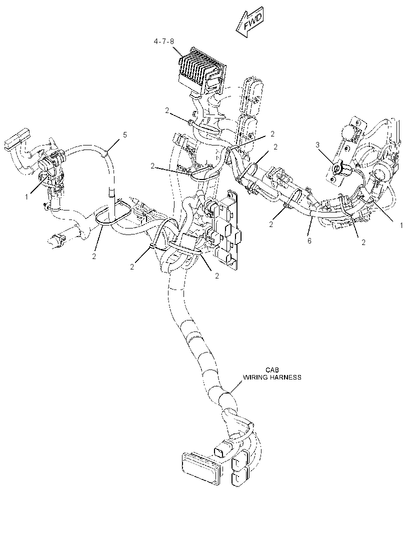 WIRING GP-RADIO 3423054 CAT